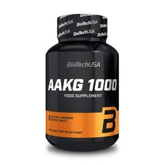 L-аргінін альфа-кетоглютарат BioTech AAKG 1000 (100 таб) ААКГ