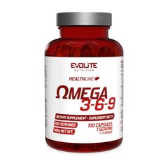 Омега 3 6 9 Evolite Nutrition Omega 3-6-9 100 капсул