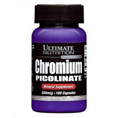 Хром піколінат Ultimate Nutrition Chromium Picolinate 100 капс