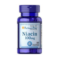 Ниацин Puritan's Pride Niacin 100 mg 100 таблеток (PUR1274)