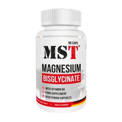 Магний Б6 MST Magnesium Bisglycinate With Vitamin B6 90 капсул