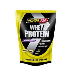 Сироватковий протеїн концентрат Power Pro Whey Protein (1 кг)банановий