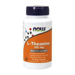 Л-теанин Now Foods L-Theanine 100 mg (90 капс) нау фудс