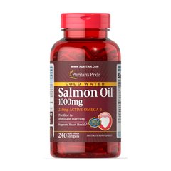 Риб'ячий жир лосося Puritan's Pride Salmon Oil 1000 mg 240 капсул