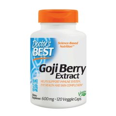 Ягоди Годжі, Goji Berry Extract, Doctor's Best, 600 мг, 120 капсул