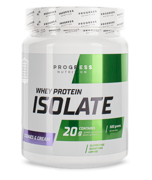 Сывороточный протеин изолят Progress Nutrition Whey Protein Isolate 500 г Печенье и крем