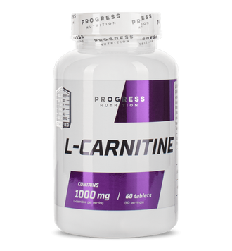 Л-карнітин Progress Nutrition Carnitine 1000 60 таблеток