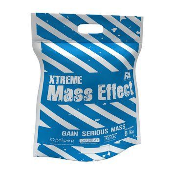 Гейнер для набору маси Fitness Authority Xtreme Mass Effect 5000 грам Полуниця