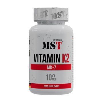 Вітамін K2 MST Vitamin K2 MK-7 100 mg 100 м&rsquo;яких капсул