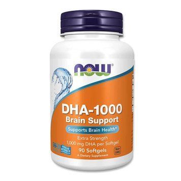 ДГК для мозку Now Foods DHA-1000 Brain Support 90 м&rsquo;яких капсул
