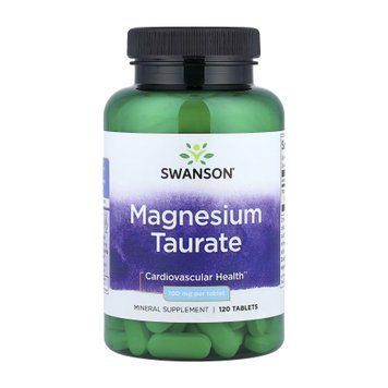 Магний таурат Swanson Magnesium Taurate 100 mg 120 таблеток