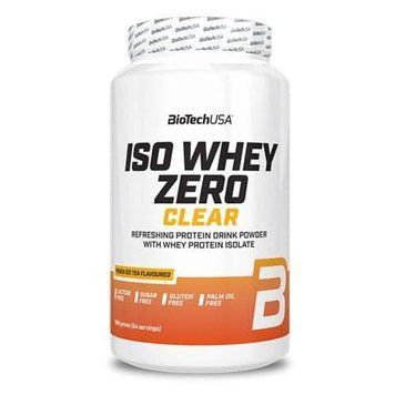 Сывороточный протеин изолят BioTech Iso Whey Zero Clear 1362 г Peach Ice Tea