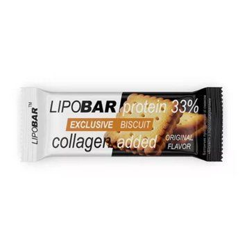 Протеиновый батончик Lipobar Exclusive 50 г Бисквит