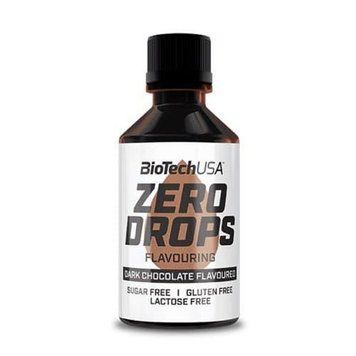 Ароматизатор з підсолоджувачем без цукру BioTech Zero Drops 50 мл чорний шоколад