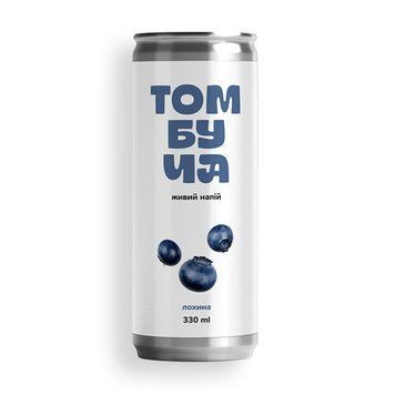 Комбуча ТОМ Томбучая Blueberry 330 мл Лохина