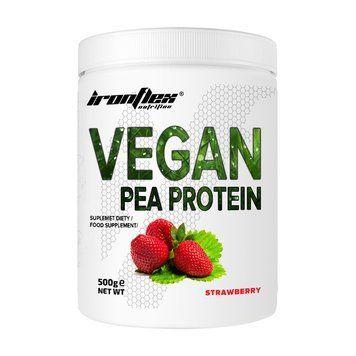 Веганский гороховый протеин IronFlex Vegan Pea Protein 500 г Strawberry