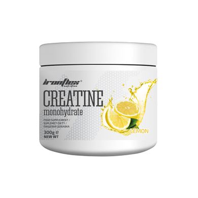 Креатин моногидрат IronFlex Creatine monohydrate 300 грамм Лимон