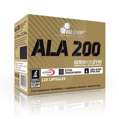 Альфа-липоевая кислота OLIMP ALA 200 120 caps