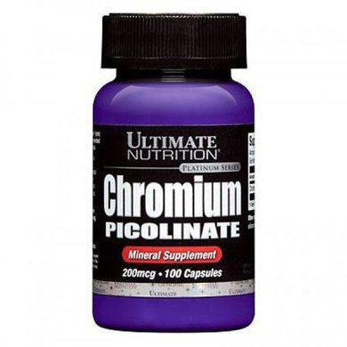 Хром пиколинат Ultimate Nutrition Chromium Picolinate 100 капс