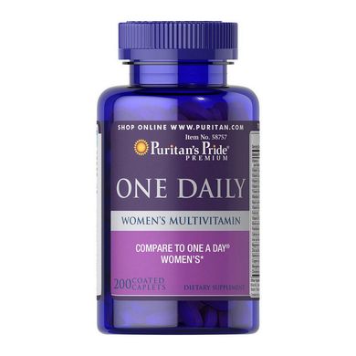 Вітаміни для жінок Puritan's Pride One Daily Women's Multivitamin (200 капс)