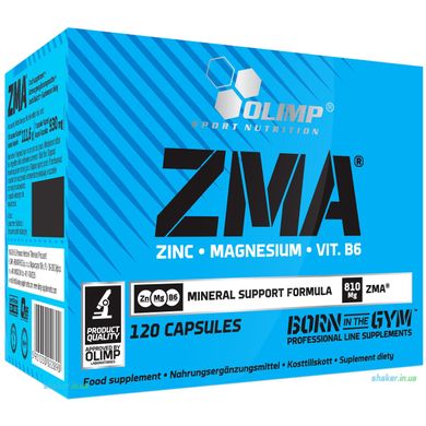 Бустер тестостерона Olimp ZMA 120 капс