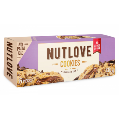 Фитнес печенье AllNutrition Nutlove Cookies 130 г Chocolate Chip