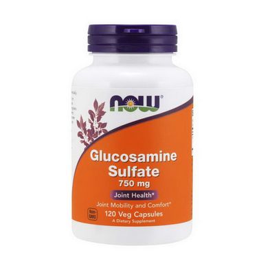 Глюкозамин cульфат Now Foods Glucosamine Sulfate 750 mg 120 капс
