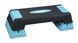 Степ-платформа PowerPlay 4329 (3 рівні 12-17-22 см) Чорно-блакитна