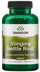 Корінь кропиви Swanson Stinging Nettle Root 500 mg 100 капсул