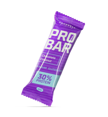 Протеиновые батончики Progress Nutrition Pro bar 12*45 грамм Блок Chocolate Coconut