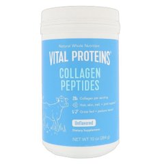 Пептиды коллагена без ароматизаторов, Collagen Peptides, Unflavored, Vital Proteins, 10 унций (284 г)