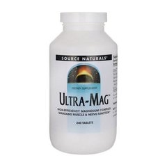 Магний Source Naturals Ultra-Mag 240 таблеток