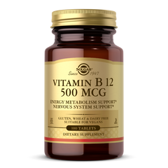 Вітамін Б12 Solgar Vitamin B 12 500 mcg (100 таб)