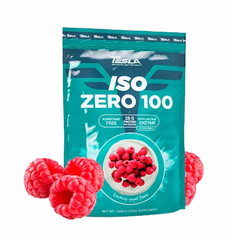 Сироватковий протеїн ізолят Tesla Iso Zero 100 1000 г Raspberry yoghurt