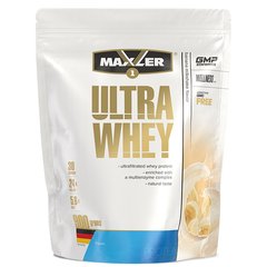 Сироватковий протеїн концентрат Maxler Ultra Whey 900 грам Банановий Мілкшейк