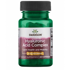 Гиалуроновая кислота Swanson Hyaloronic acid complex 33 mg 60 капсул