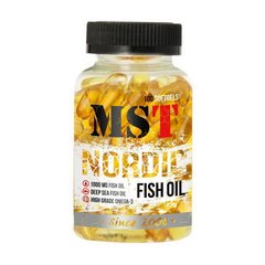 Омега 3 MST Nordic Fish Oil 90 капс рыбий жир