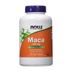Мака экстракт корня Now Foods Maca 500 mg (250 капс)