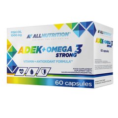 Омега 3 AllNutrition ADEK + Strong Omega 3 60 капсул