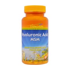 Гіалуронова кислота Thompson Hyaluronic Acid MSM 30 капсул