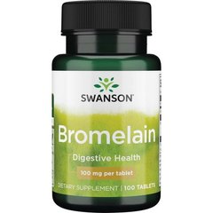 Бромелайн Swanson Bromelain 100 mg 100 таблеток