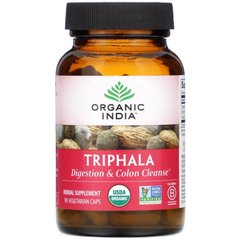 Трифала, Organic India, 90 растительных капсул
