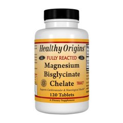 Магній бісгліцінат Healthy Origins Magnesium Bisglycinate Chelate 120 tabs