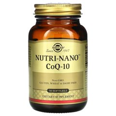 Коэнзим Solgar Nutri-Nano CoQ-10 50 капсул