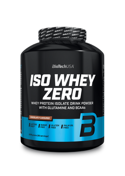 Сироватковий протеїн ізолят BioTech Iso Whey Zero 2270 г banana