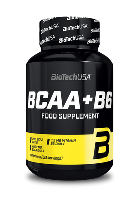 БЦАА Biotech BCAA + B6 100 таблеток + б6
