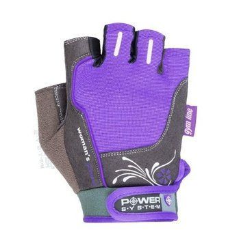Рукавички для фітнесу і важкої атлетики Power System woman's Power PS-2570 жіночі Purple XS