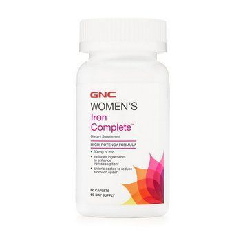 Железо GNC Women`s Iron Complete 60 каплет