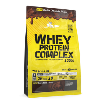 Сироватковий протеїн концентрат Olimp Whey Protein Complex 100% (700 г) подвійний шоколад