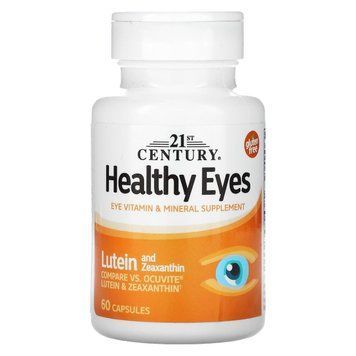 Лютеїн і зеаксантин, Lutein & Zeaxanthin, 21st Century, 60 капсул